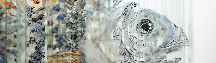 A Rotating Glass Sculpture by Thomas Medicus
