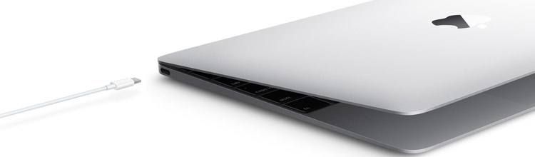 The new MacBook comes with a single external port